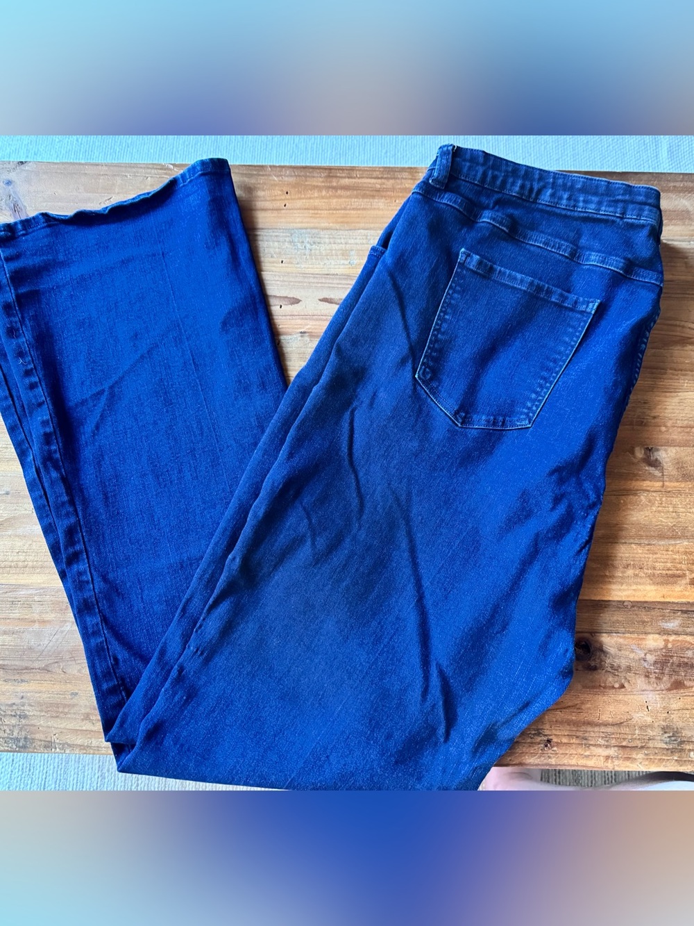 Universal Standard Women’s Dark Wash Flare Jeans